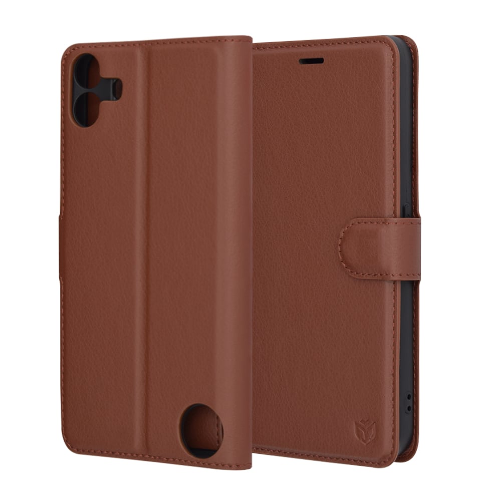 Techsuit Leather Folio - θήκη για Nothing CMF Phone 1 - Γκρι - Image 6