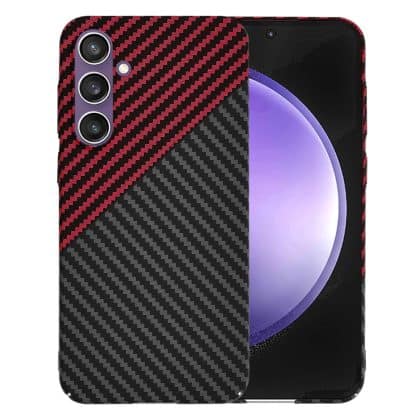 Techsuit Carbonite FiberShell - θήκη για Samsung Galaxy S23 FE - Κόκκινο