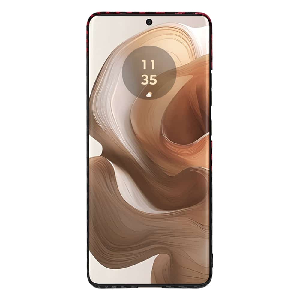 Techsuit Carbonite FiberShell - θήκη για Motorola Edge 50 Ultra - Κόκκινο - Image 2