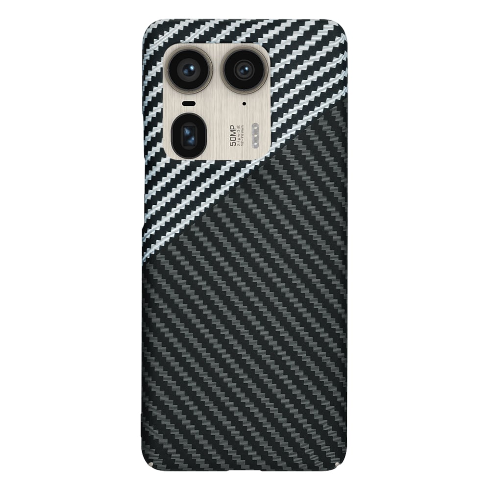 Techsuit Carbonite FiberShell - θήκη για Motorola Edge 50 Ultra - Γκρι - Image 3