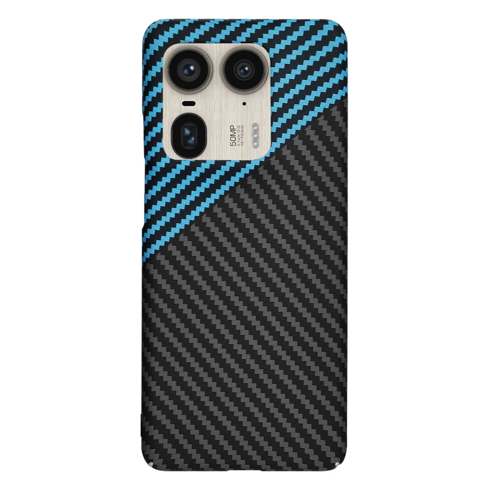 Techsuit Carbonite FiberShell - θήκη για Motorola Edge 50 Ultra - Μπλε - Image 3