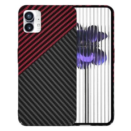 Techsuit Carbonite FiberShell - θήκη για Nothing Phone (1) - Κόκκινο