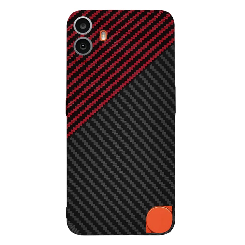 Techsuit Carbonite FiberShell - θήκη για Nothing CMF Phone 1 - Κόκκινο - Image 3