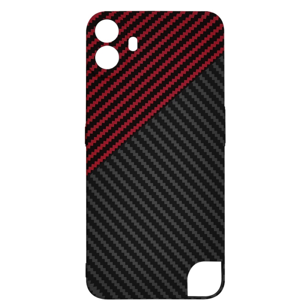 Techsuit Carbonite FiberShell - θήκη για Nothing CMF Phone 1 - Κόκκινο - Image 4