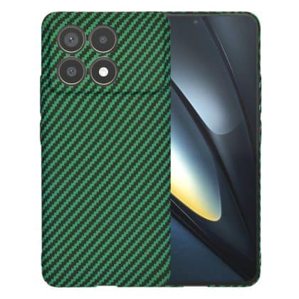 Techsuit Carbonite FiberShell - θήκη για Xiaomi Poco F6 Pro - Πράσινο
