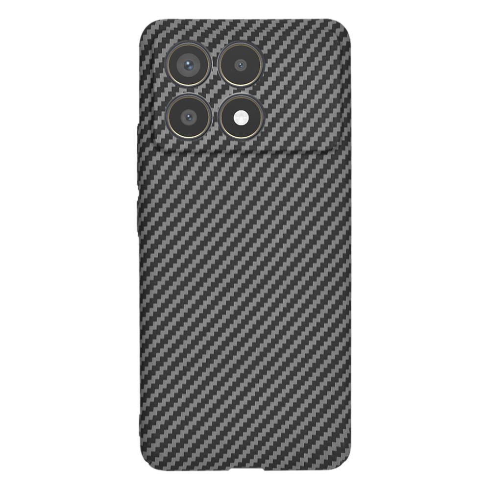 Techsuit Carbonite FiberShell - θήκη για Xiaomi Poco F6 Pro - Μαύρο - Image 3