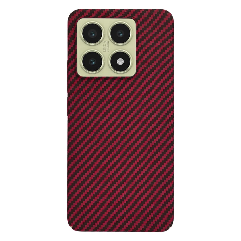 Techsuit Carbonite FiberShell - θήκη για Xiaomi 14T - Κόκκινο - Image 3