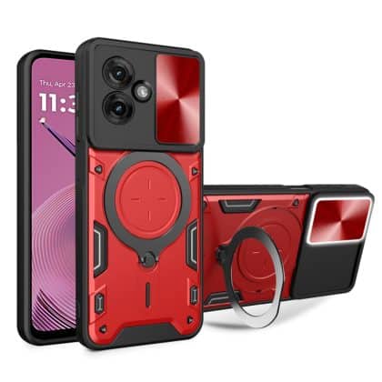 Techsuit CamGuard Pro - θήκη για Motorola Moto G55 - Κόκκινο