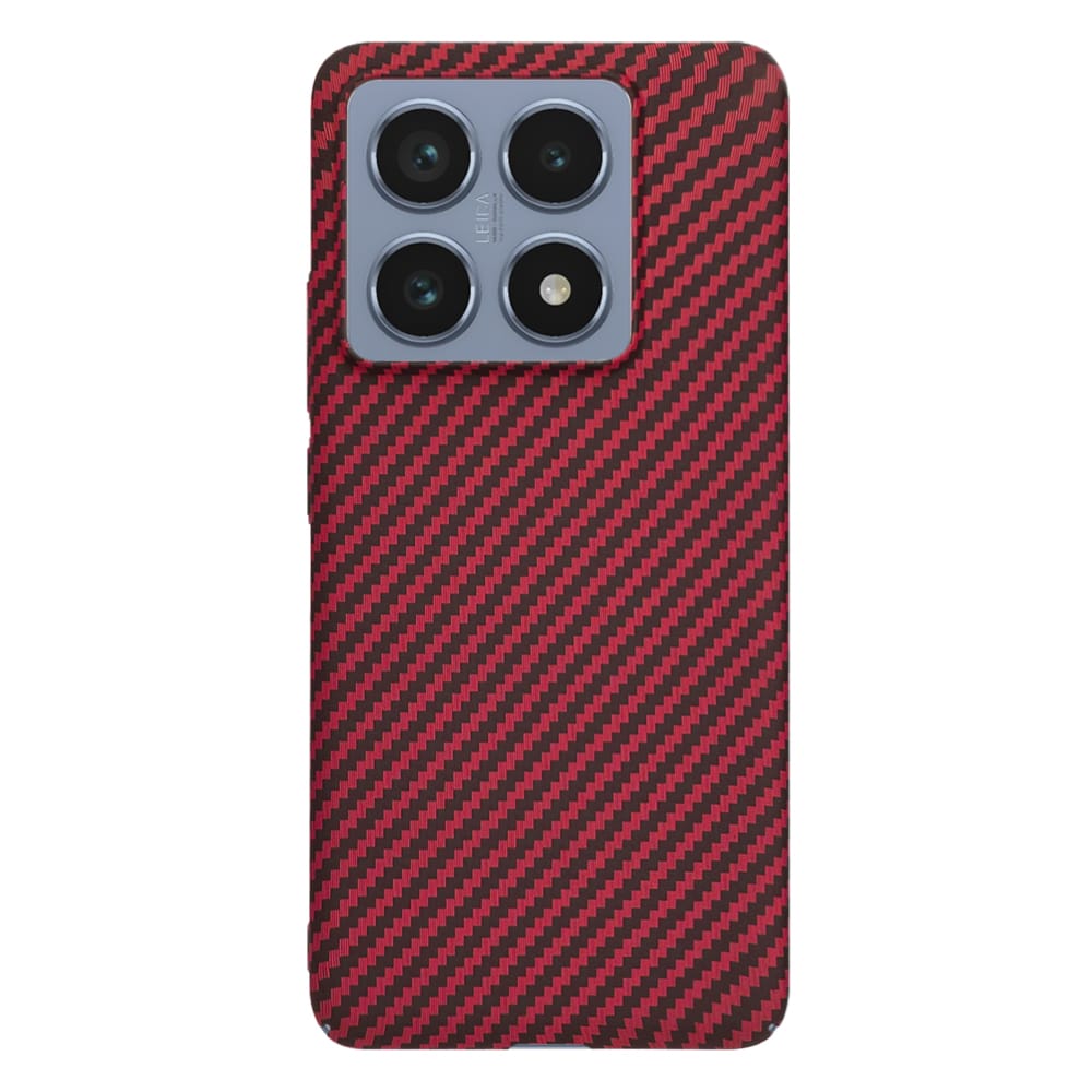 Techsuit Carbonite FiberShell - θήκη για Xiaomi 14T Pro - Κόκκινο - Image 3