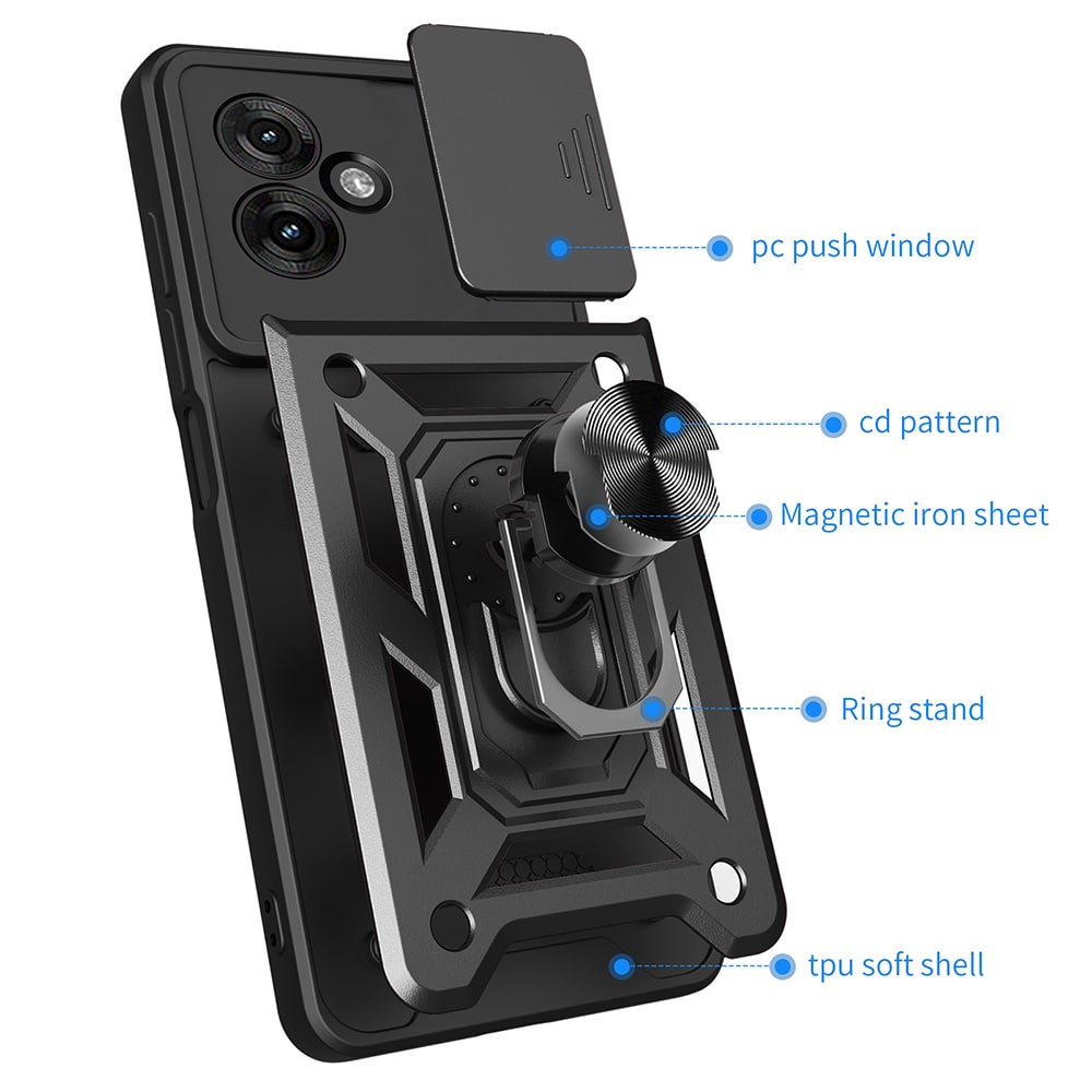 Techsuit CamShield Series - θήκη για Motorola Moto G55 - Μπλε - Image 2