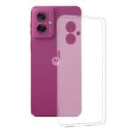 Techsuit Clear Silicone - θήκη για Motorola Moto G55 - Διάφανο