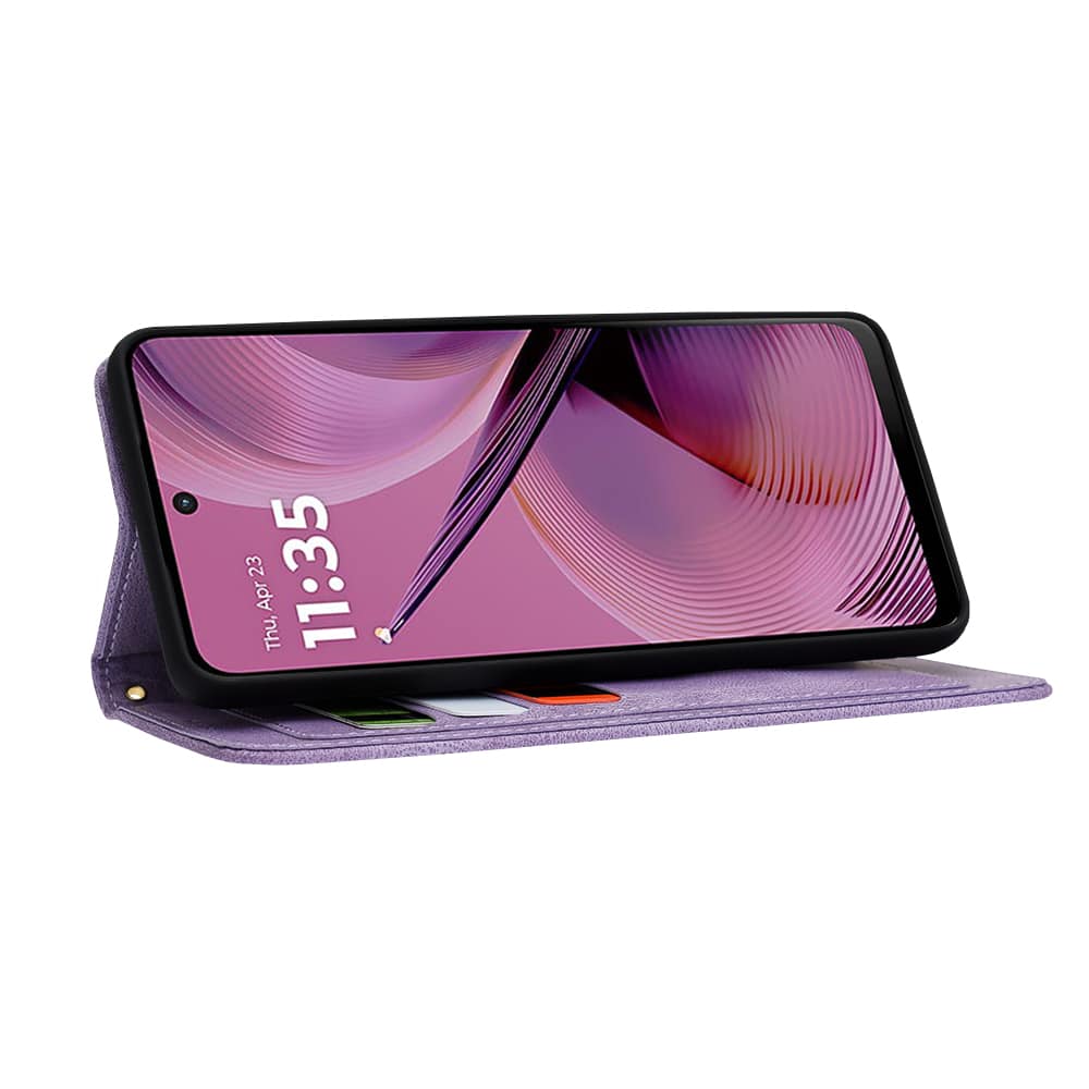 Techsuit FlipCraft - θήκη για Motorola Moto G55 - Μωβ - Image 4