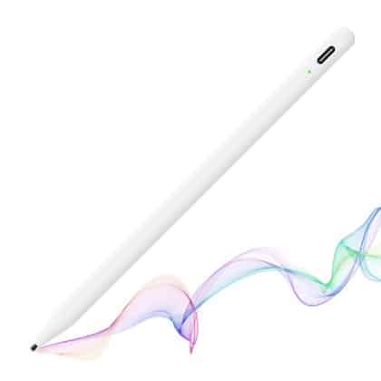 Techsuit stylus για ταμπλέτα, Bluetooth, Type-C, 130mAh, 5V, 0.2A - Λευκό