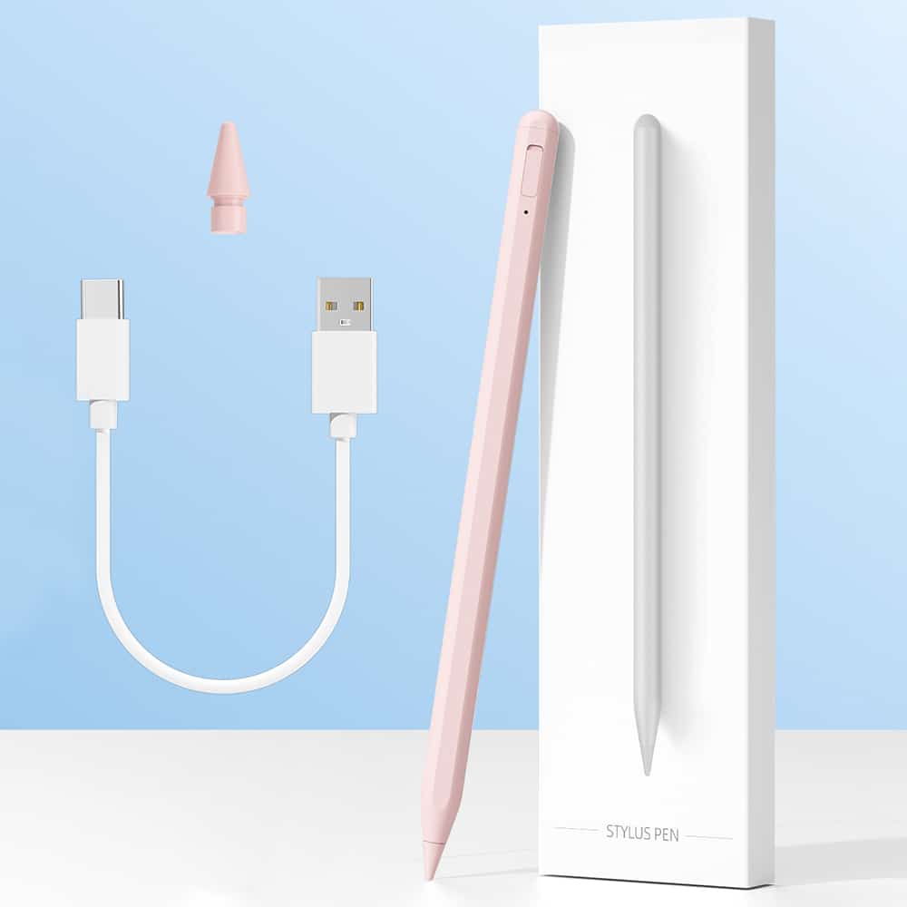 Techsuit stylus για ταμπλέτα, Bluetooth, Type-C, 125mAh - Vintage ροζ - Image 7
