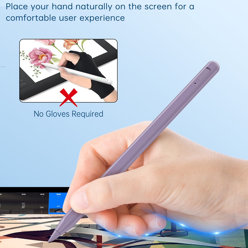 Techsuit stylus για ταμπλέτα, Bluetooth, Type-C, 125mAh - Vintage ροζ - Image 5