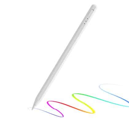 Techsuit stylus για ταμπλέτα, Type-C, απόρριψη παλάμης, ευαισθησία κλίσης, πλευρική απορρόφηση, 125mAh - Λευκό
