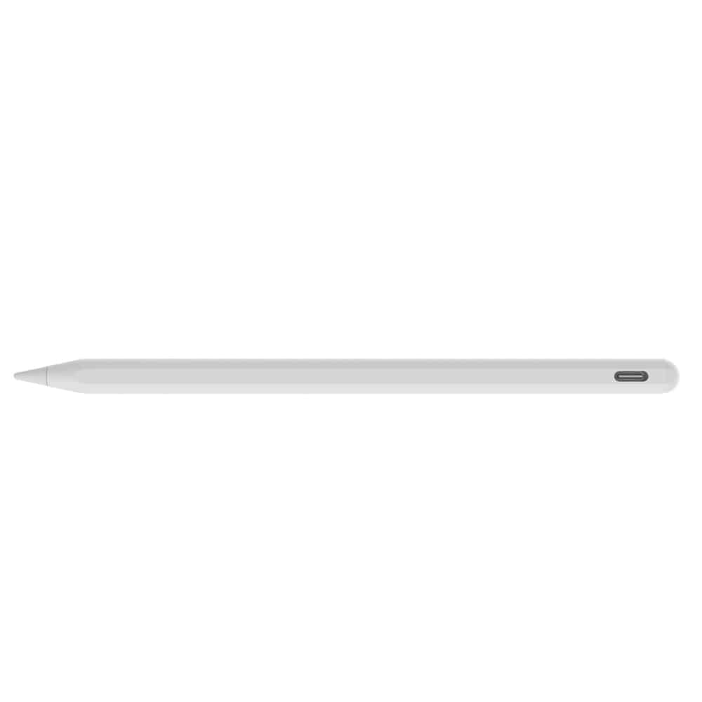Techsuit stylus για ταμπλέτα, Bluetooth, Type-C, 130mAh, απόρριψη παλάμης, αίσθηση πίεσης κλίσης - Λευκό - Image 3