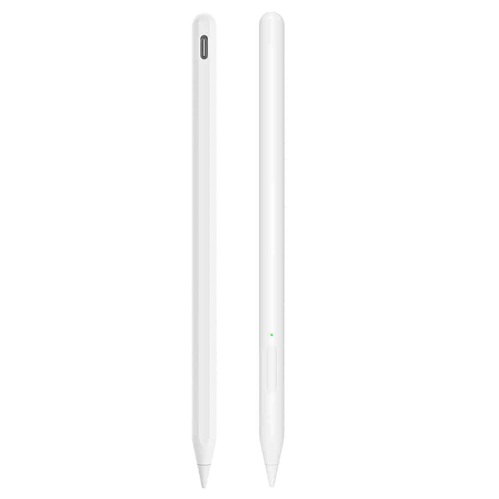 Techsuit stylus για ταμπλέτα, Bluetooth, Type-C, 130mAh, απόρριψη παλάμης, αίσθηση πίεσης κλίσης - Λευκό - Image 4