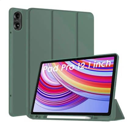 Techsuit - Flex Trifold (με Θήκη για stylus) - Xiaomi Redmi Pad Pro / Poco Pad - Πράσινο