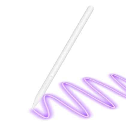 Techsuit stylus για ταμπλέτα, Bluetooth, Type-C, 130mAh, απόρριψη παλάμης, αίσθηση πίεσης κλίσης - Λευκό