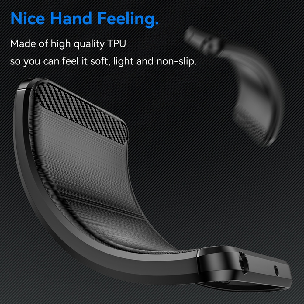 Techsuit Carbon Silicone - θήκη για Samsung Galaxy S25+ - Μαύρο - Image 3