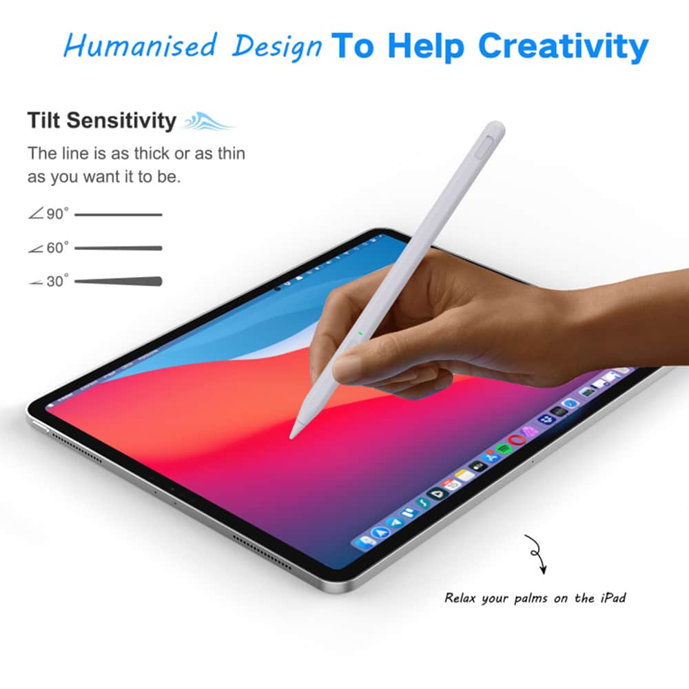 Techsuit stylus για tablet Microsoft Surface, απόρριψη παλάμης, πλευρική απορρόφηση, 90mAh, 5V, 0.2A - μαύρο - Image 4