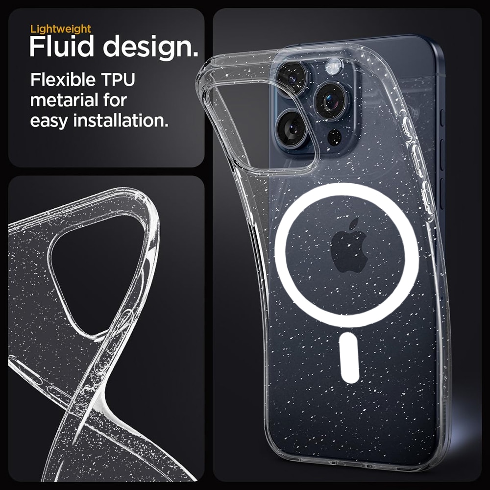 Techsuit SparkleSkin MagSafe Series - θήκη για Apple iPhone 14 Pro - Διάφανο - Image 2