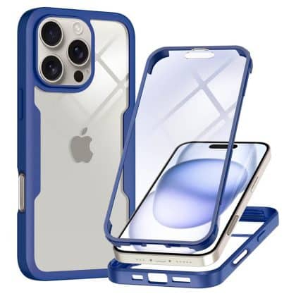 Techsuit ColorVerse 360 Series - θήκη για Apple iPhone 16 Pro Max - Μπλε