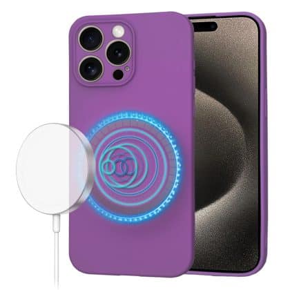 Techsuit SoftFlex - θήκη για Apple iPhone 15 Pro Max - Μωβ