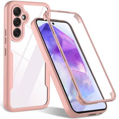 Techsuit ColorVerse 360 - θήκη για Samsung Galaxy S24 FE - Ροζ