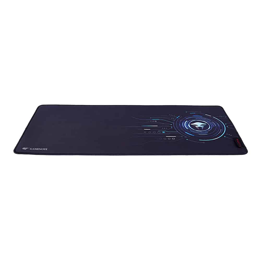 Havit - Mouse Pad (mp849) - For Gaming, Non-Slip Rubber Base, Textil - Black / Blue - Image 4