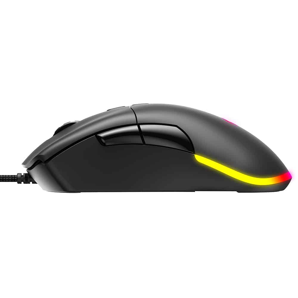 Havit - Wired Gaming Mouse (ms954) - 800/1600/2400/3200/6400/12000 Dpi, 1.6m, 5v - Black - Image 4