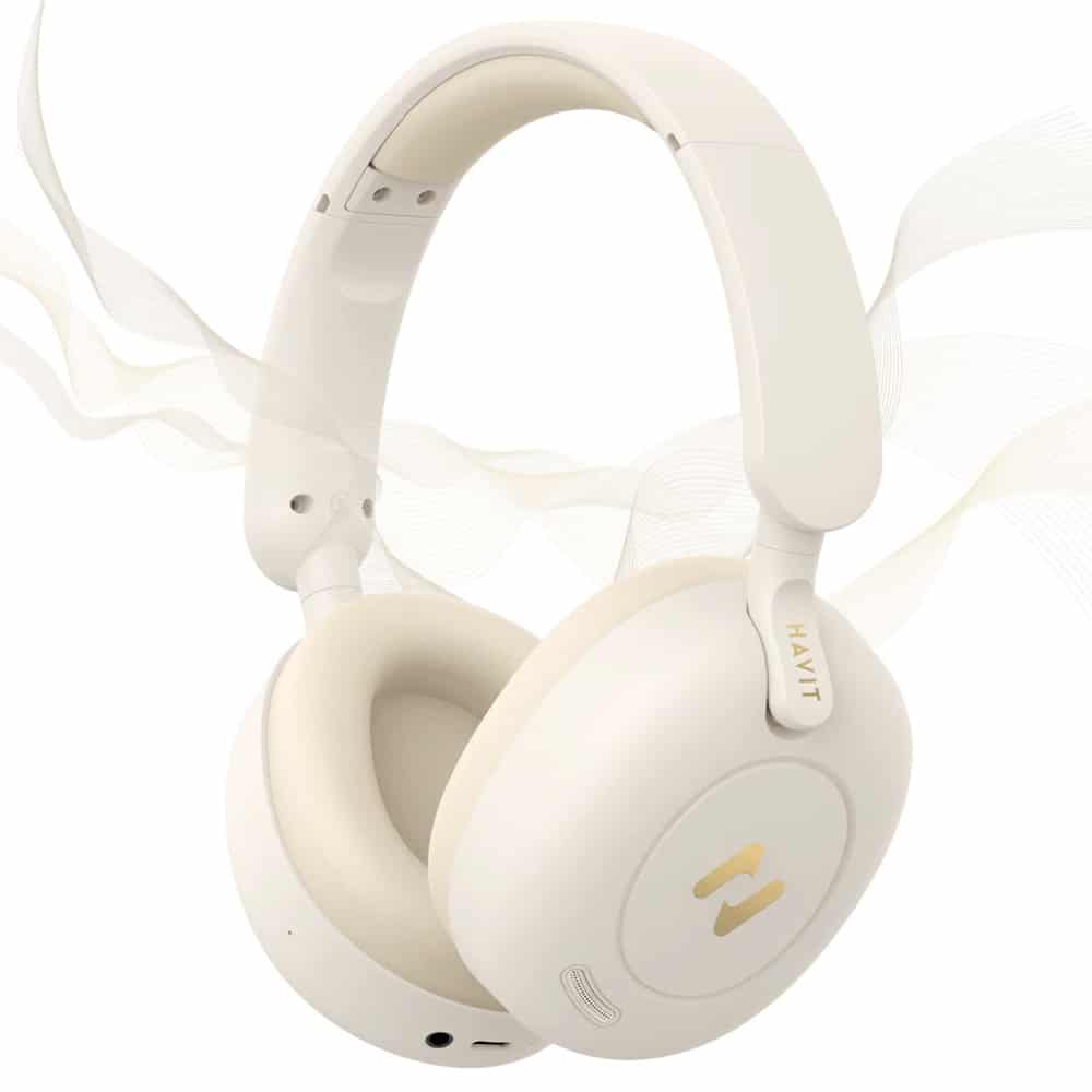 Havit - Wireless Headphones (h655bt Pro) - With Case, Bluetooth 5.3, Noise Cancelling, Multipoint, Hi-Res, 700mah - Black - Image 6
