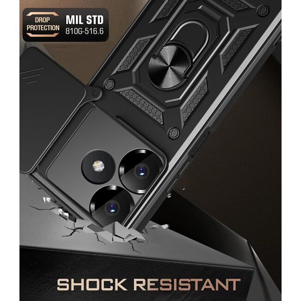 Techsuit CamShield Series - θήκη για Xiaomi Redmi 13 / Poco M6 4G - Μαύρο - Image 3