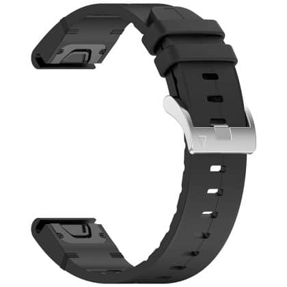 Techsuit - Watchband QuickFit 22mm (W071) - Garmin Fenix 5/5 Plus 6/6 Pro/7/Forerunner 935/945/Approach S60 - Black