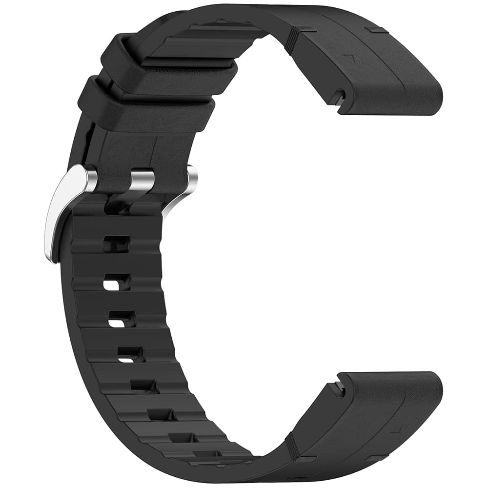 Techsuit - Watchband QuickFit 22mm (W071) - Garmin Fenix 5/5 Plus 6/6 Pro/7/Forerunner 935/945/Approach S60 - Black - Image 3