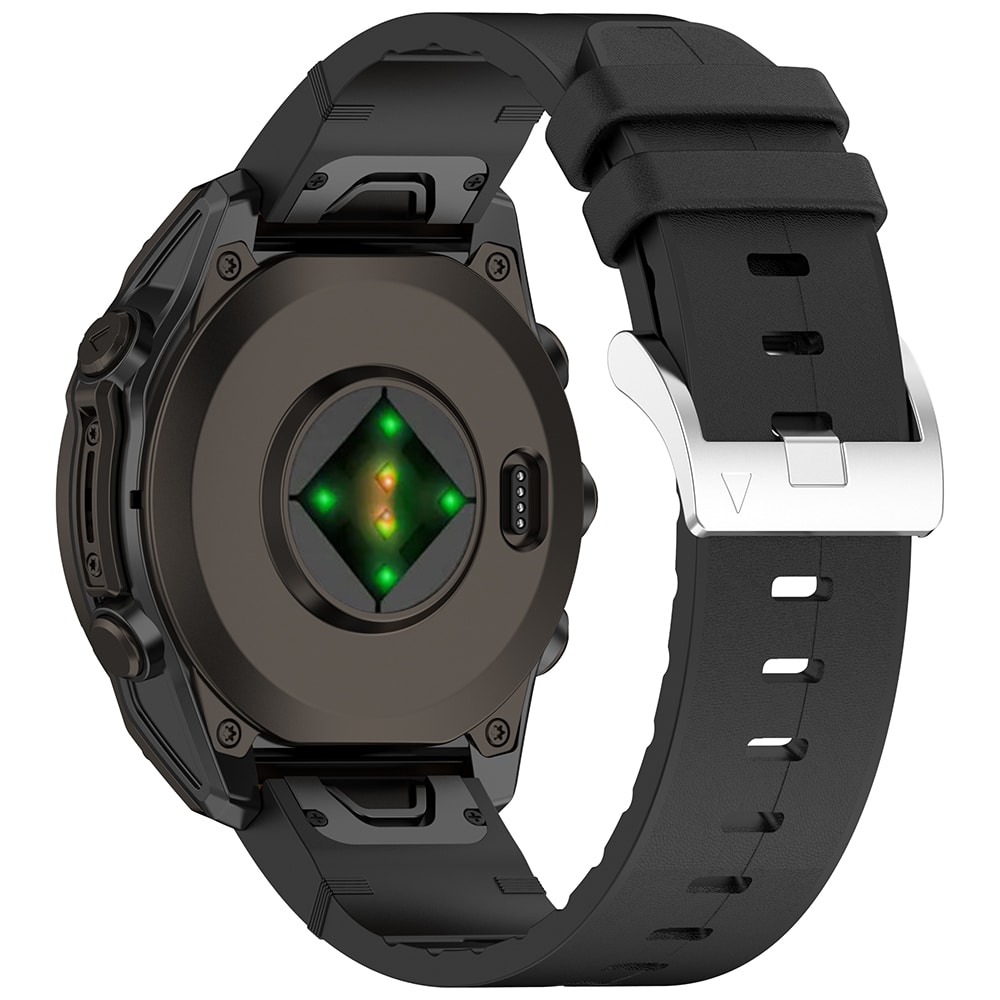 Techsuit - Watchband QuickFit 22mm (W071) - Garmin Fenix 5/5 Plus 6/6 Pro/7/Forerunner 935/945/Approach S60 - Black - Image 4