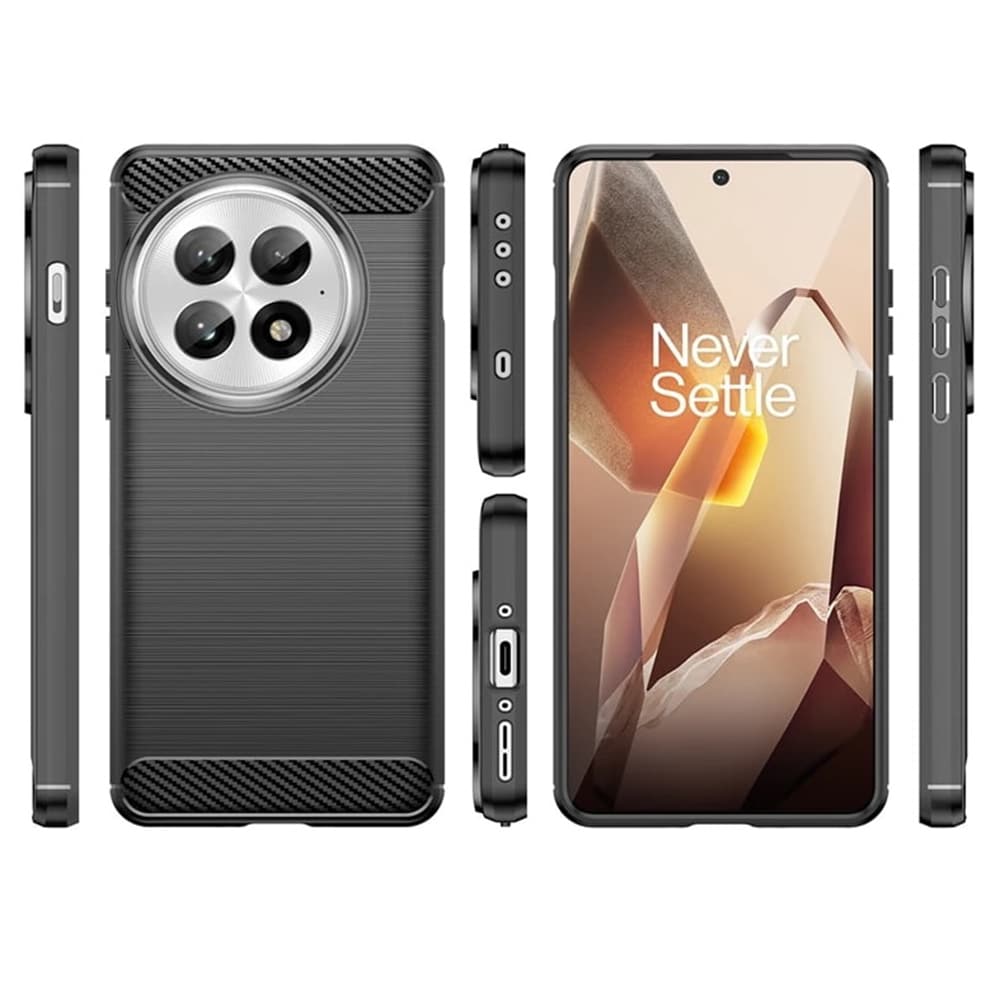 Techsuit Carbon Silicone - θήκη για Oneplus 13 - Μαύρο - Image 4