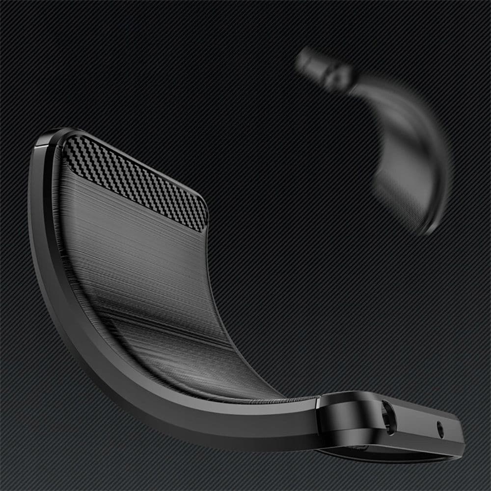 Techsuit Carbon Silicone - θήκη για Motorola Edge 30 Neo - Μαύρο - Image 6