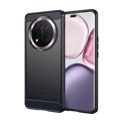 Techsuit Carbon Silicone - θήκη για Honor Magic7 Lite - Μαύρο