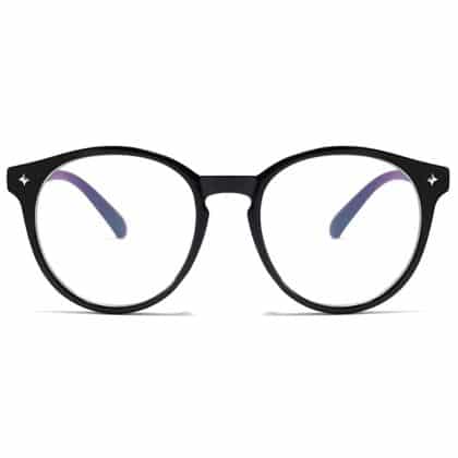 Γυαλιά κατά του Μπλε Φωτός PC - Στρογγυλά, Unisex - Techsuit Reflex PC28003 - Μαύρο