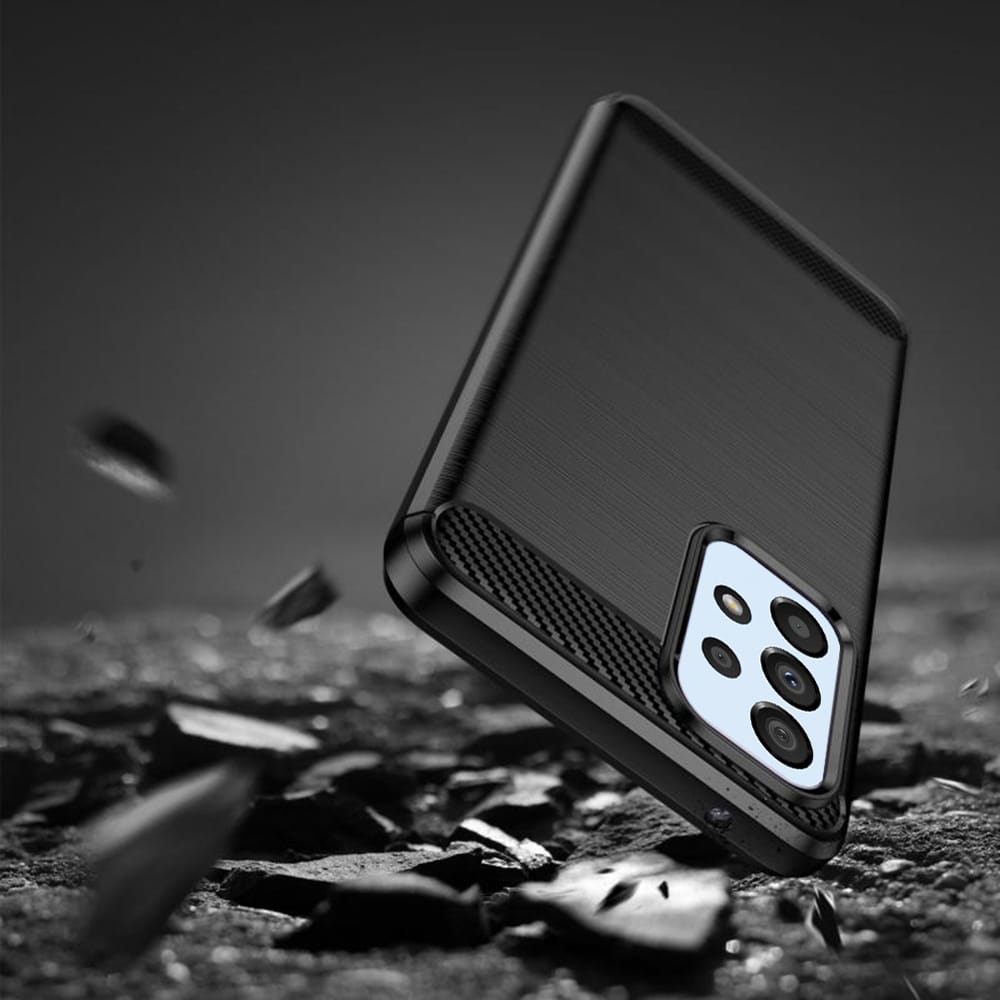 Techsuit Carbon Silicone - θήκη για Samsung Galaxy A23 - Μαύρο - Image 3