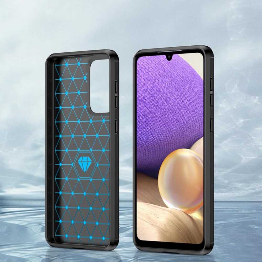 Techsuit Carbon Silicone - θήκη για Samsung Galaxy A23 - Μαύρο - Image 5