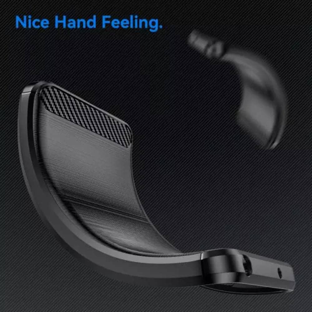 Techsuit Carbon Silicone - θήκη για Motorola Moto G72 - Μαύρο - Image 6