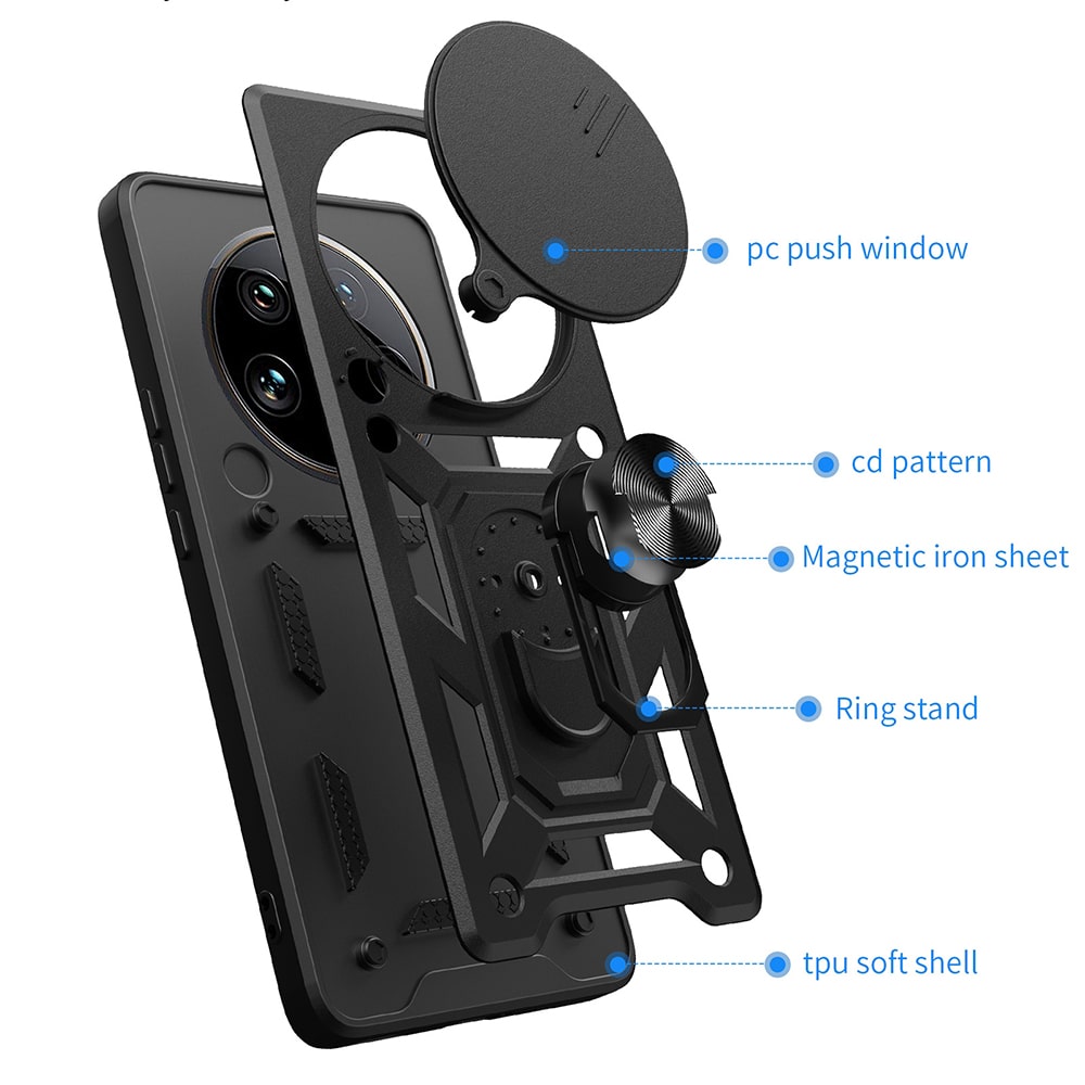 Techsuit CamShield Series - θήκη για Honor Magic7 Lite / X9c - Μπλε - Image 2
