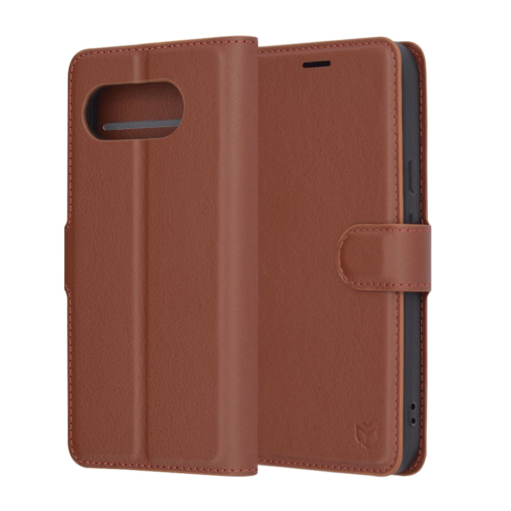 Techsuit Leather Folio - θήκη για Google Pixel 9a - Γκρι - Image 6