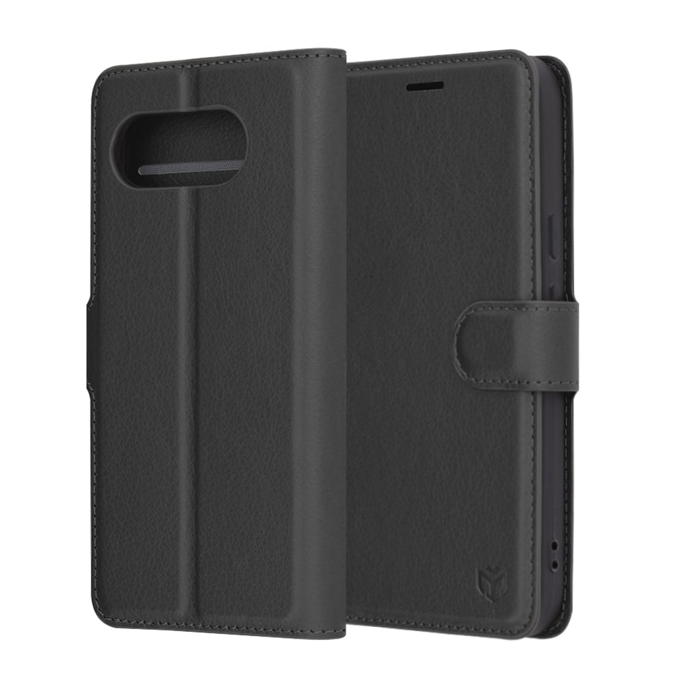 Techsuit Leather Folio - θήκη για Google Pixel 9a - Μαύρο - Image 6
