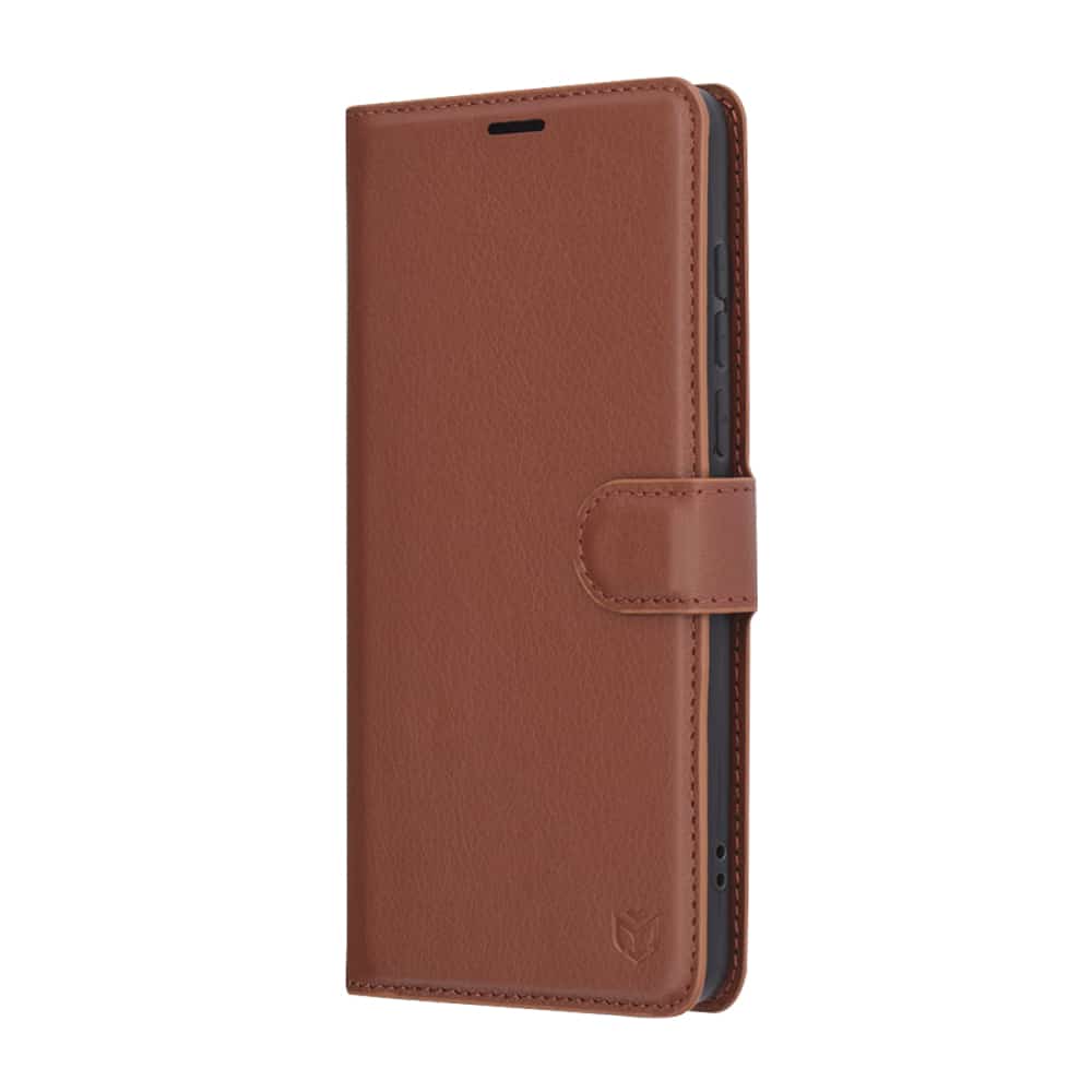 Techsuit Leather Folio - θήκη για Oneplus 13 - Καφέ - Image 4