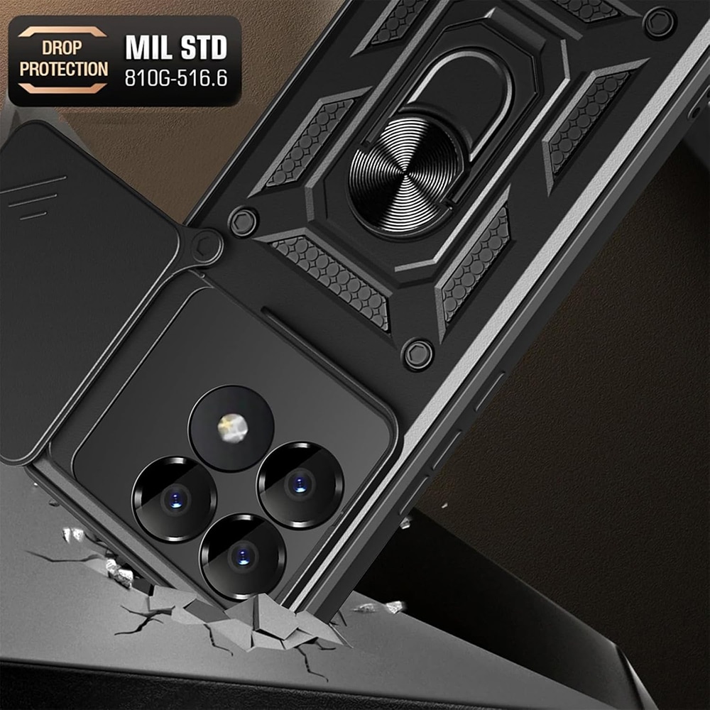 Techsuit CamShield Series - θήκη για Xiaomi Poco F6 Pro - Μαύρο - Image 6