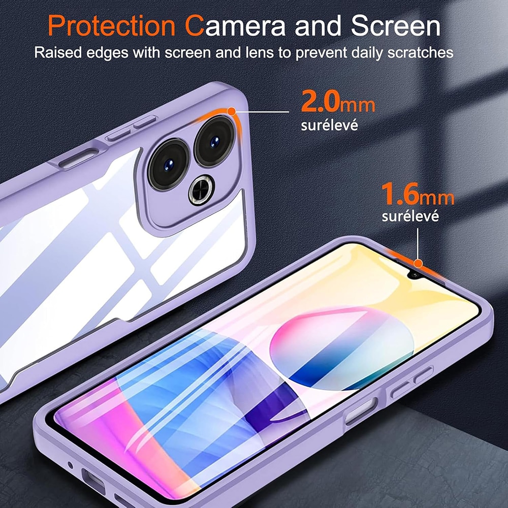 Techsuit ColorVerse 360 Series - θήκη για Xiaomi Redmi Note 14 Pro / Pro+ 5G Poco X7 - Ροζ - Image 4